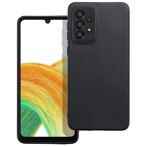Custodia Tpu Silicone Cover Case Per Samsung Galaxy A33 5g A336 Black - Foto 1