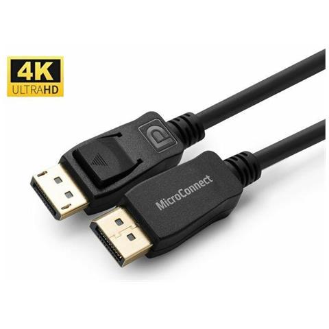 Mc-dp-mmg-200 Cavo Displayport 2 M Nero (4k Displayport 1.2 Cable 2m - Displayport Version 1.2, - Black Sup - Foto 2