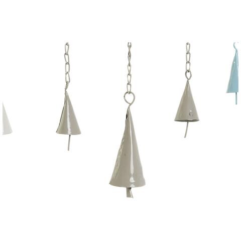 Decorazione Pensile Dkd Home Decor Albero Bianco Beige Grigio Rosa 15 X 3 X 44 Cm (4 Unità) - Foto 2