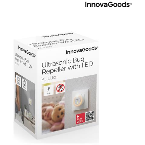 Repellente A Ultrasuoni Con Led Kl Litto Innovagoods - Foto 2