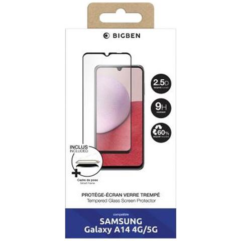 Salvadisplay In Vetro Temperato Per Samsung Galaxy A14 Oleofobico, Trasparente - Foto 5