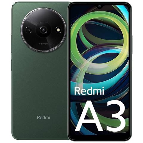 Redmi A3 4G 128GB 4GB Ram Display 6.71" Android Daul Sim USB Type-C 5000 mAh Forrest Green - Foto 1