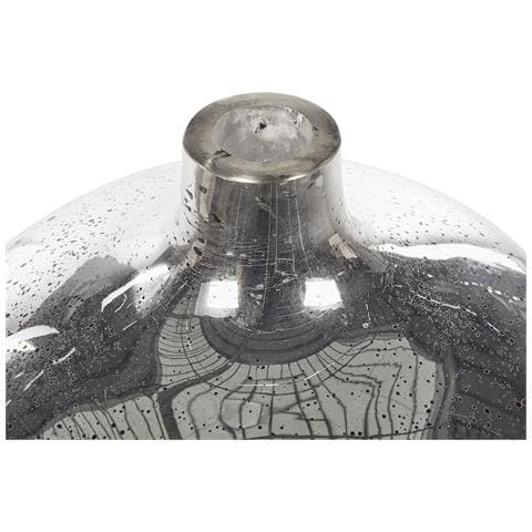 Vetro Vaso Da Fiori 40 Argento Nero Kachori - Foto 6
