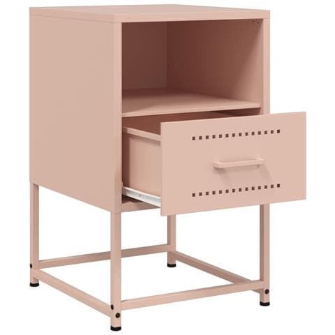Comodini 2 Pz Rosa 36x39x60,5 Cm In Acciaio - Foto 10
