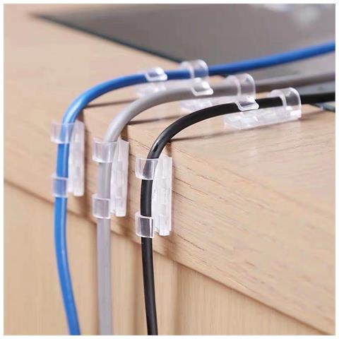 Clip Per Cavi Da 10 Pezzi Clip Per Gestione Cavi Per Organizer Per Cavi - Foto 2