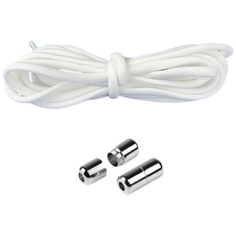 Lacci Elastici No-tie Con Fibbia White - Foto 3