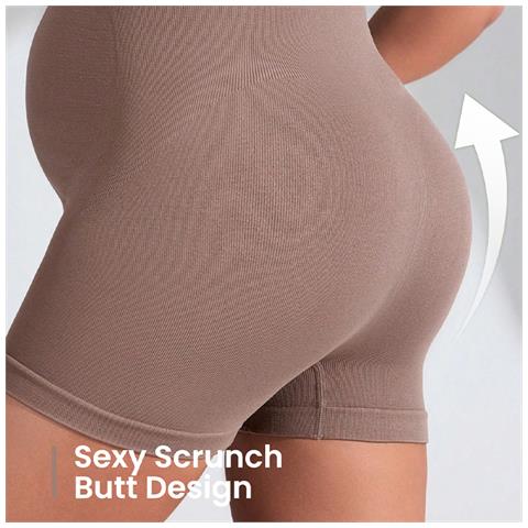 Leggings Capri Premaman, Confezione Da 2 Pantaloni Yoga Sportivi Sopra Il Pancione  M - Foto 2