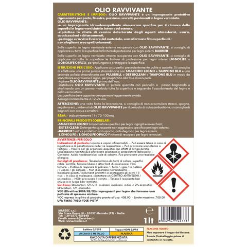 Olio Ravvivante 1lt - Restauro Legno Verniciato - Foto 2