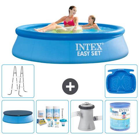 Piscina Fuori Terra - In Giro - 244x61 Cm - Blu - Include Accessori Coordinati A402 - Foto 1