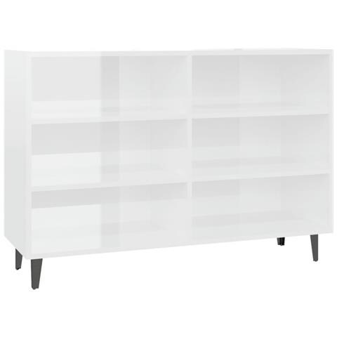 Lusso Casadino -  Credenza Bianco Lucido 103,5x35x70 Cm In Legno Multistrato - Foto 1