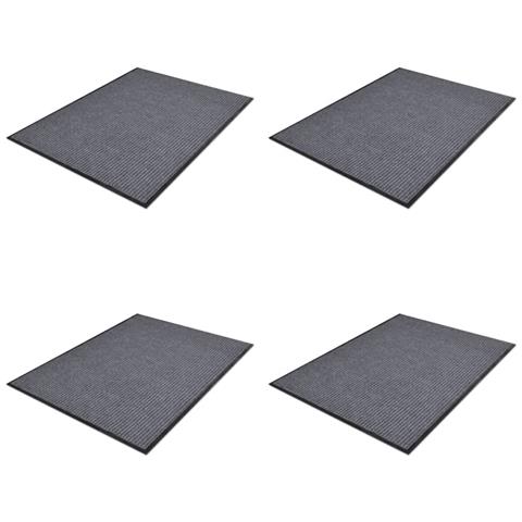 Lusso Casadino - Zerbini In Pvc 4 Pz Grigi 90x60 Cm - Foto 2