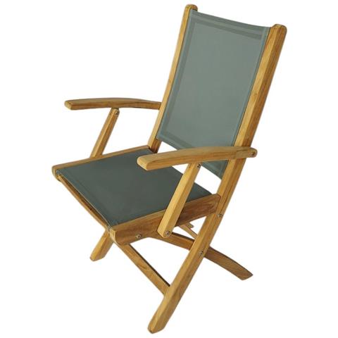 Agalega - Poltrona Pieghevole In Teak - Foto 2