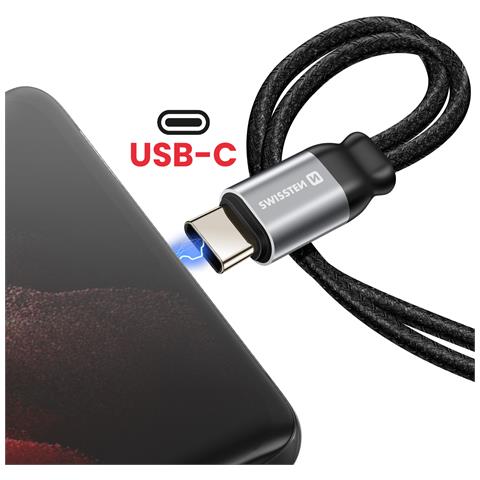 Adattatore Carica /audio Usb-c 3.5mm 2in1 Nylon, Nero - Foto 5