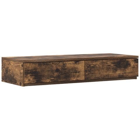 Cassetti da letto Rovere affumicato 80x36.5x16.5 cm Legno ingegnerizzato - Foto 1