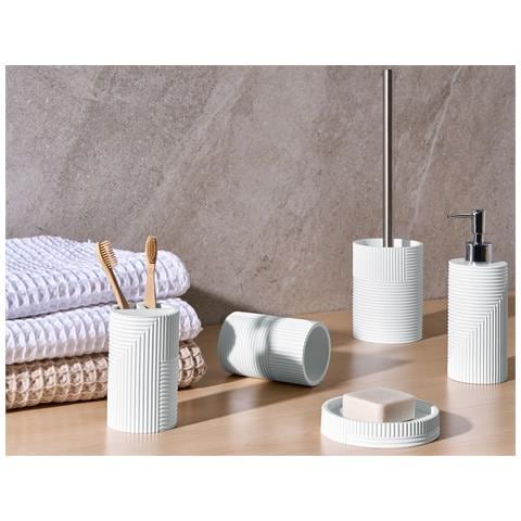 Set Da 5 Accessori Per Il Bagno Sepahua Bianco - Foto 1