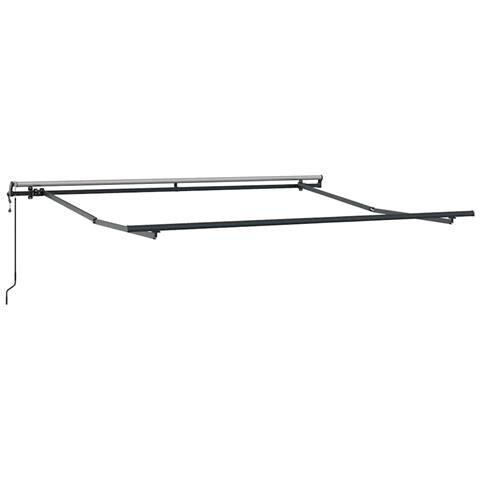 Tenda da Sole Antracite 3 x 2,5 m Metallo - Foto 1