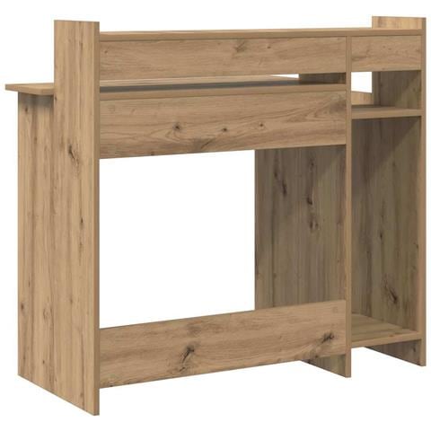 Scrivania rovere artigianale 97 x 45 x 90 cm Legno multistrato - Foto 9