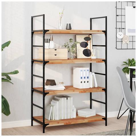 Mensole da Parete 2 pz 80x40x4 cm Legno Acacia Rifinito a Olio - Foto 2