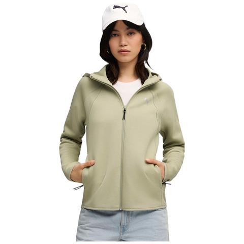 Evostripe Full-zip Hoodie Dk 68814182, Donne, Beige, M - Foto 1