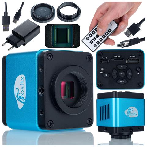 Mikroscopio Digitale Earth Pro Mcep-0.5x Con Camera Aquarius Pro Kmap-hdmi-usbc 8,29mp E Base In Silicone 480x320mm - Alta Qualità Immagine, Precisione, Versatilità - Foto 8