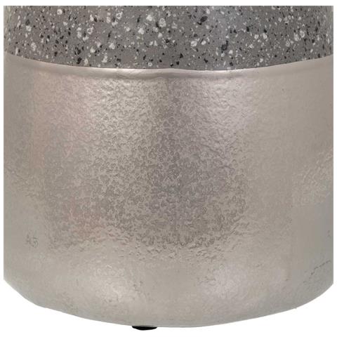 Vaso In Ceramica Argento 15x15x16,5h - Foto 6