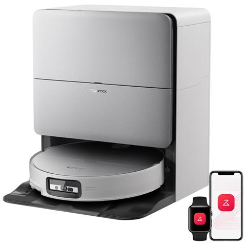 Saros 20 Sonic Robot Aspirapolvere 36.000Pa, Motore HyperForce, Doppio Sistema Anti-Groviglio, AdaptiLift Chassis Supera Soglie da 8,8 cm, Nuova RockDock, Pianificazione Vocale SmartPlan 3.0, Bianco - Foto 1