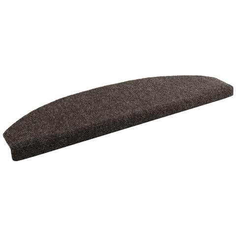 Tappetini per scale autoadesivi Semicircolare 15 pcs Antracite - Foto 1
