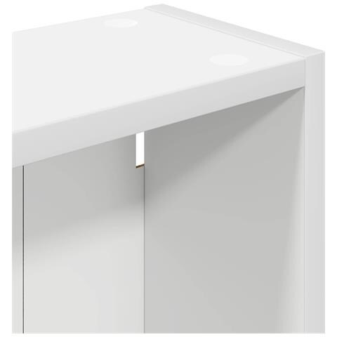 Armadio da bagno a muro con lo scaffale Bianco 30 x 14 x 70 cm - Foto 9