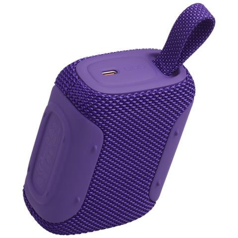 GO 5 Speaker Bluetooth ultra-portatile con potente Pro Sound e bassi incisivi, pairing AirTouch, design impermeabile, 10 ore di autonomia, Viola - Foto 7