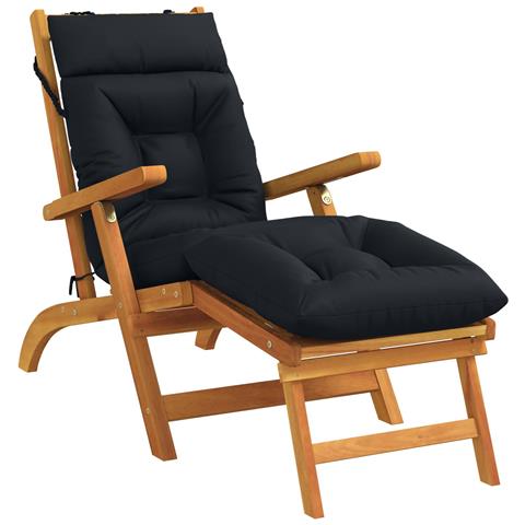 Cuscino per Lettino VIANEN 100% Poliestere Blu Scuro - Foto 2