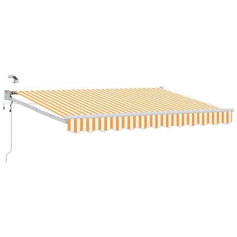 Tettuccio Elettrico Retrattile Giallo e Bianco 3 x 2 m - Foto 1