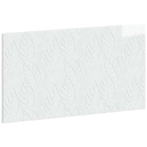 Testiera da Muro DELFT Bianco Lucido Legno ingegnerizzato - Foto 1