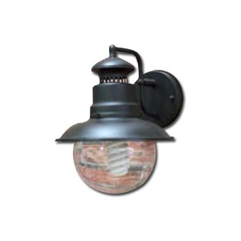 Lampada per esterno da parete in acciaio con vetro 22x26 cm - Foto 2