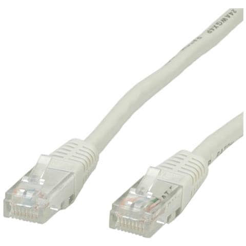 UTP Patch Cord Cat. 5e, grey 1 m, Grigio, 100 Ohm, 1 mm - Foto 1