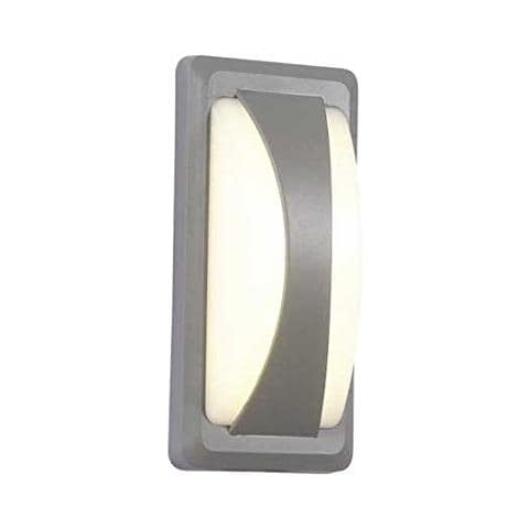 Lampada Led Da Parete Moderno 12w 500lm Luce Soffusa 130° Rettangolare Esterno Ip65 Vt-8058 - Sku 8246 Bianco Naturale 4000k - Foto 1