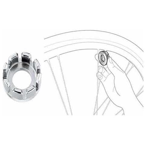 Multi Spoke Wrench Speichen Nippel Spanner Fahrrad Einstellen Reparatur Mini Tool, 15410064 - Foto 3