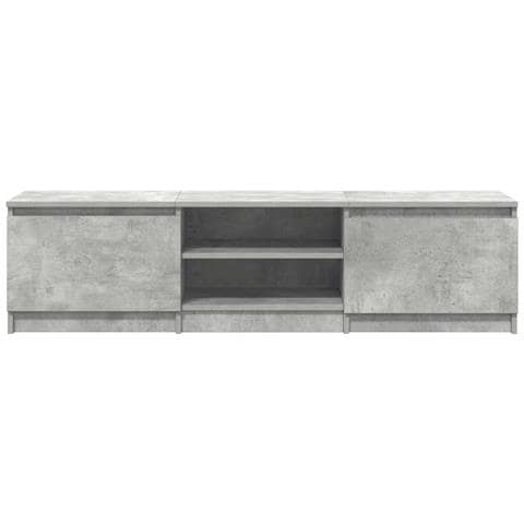Mobile Porta TV Grigio Cemento 140x40x35,5 cm Legno Multistrato - Foto 6