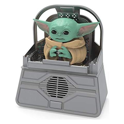 Star Wars MD-067BY. FEv0 Mandaloriano Il Bambino Speaker Voice Activated (Grigio)  - Foto 1