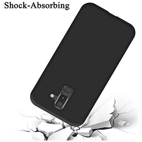 Custodia Compatibile Con Samsung Galaxy A6 Plus / J8 In Liquid Nero - Coperchio Protettivo In Silicone Tpu Flessibile - Foto 2