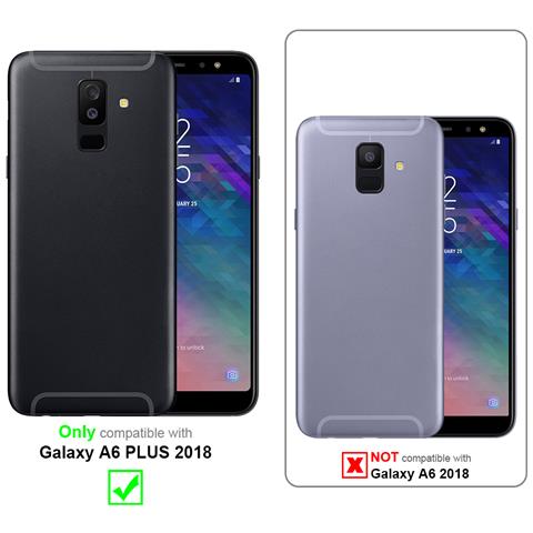 Custodia Compatibile Con Samsung Galaxy A6 Plus / J8 In Liquid Nero - Coperchio Protettivo In Silicone Tpu Flessibile - Foto 11