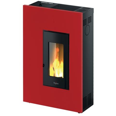 Stufa a Pellet Pegaso Madison 5.2 Kw 5 Colore Rosso  - Foto 1