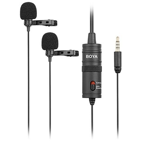 M1dm Doppio Microfono Lavalier Omnidirezionale Cavo da 4m - Foto 2