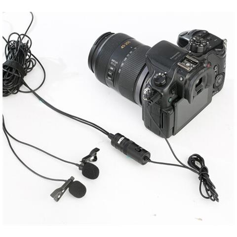 M1dm Doppio Microfono Lavalier Omnidirezionale Cavo da 4m - Foto 6