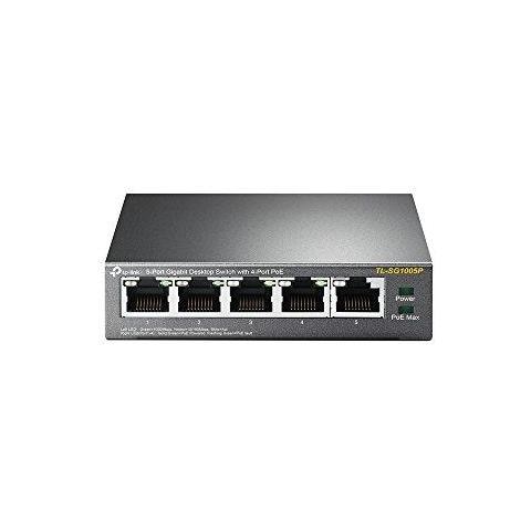 Tl-sg1005p 5-port Gigabit Switch Poe Ethernet (poe 4 Porte 56 Watt Di Bilancio Non Richiede Alcuna Configurazione) - Foto 1