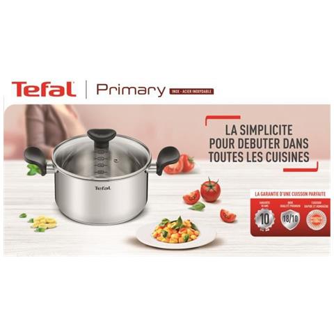 Tefal E3082704 Pentola Primaria In Acciaio Inox 14 Cm / 1,5 L / Compatibile Con Induzione - Foto 1