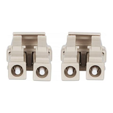 LC / LC OM3 1m, LC, LC, Maschio / maschio, OM3, Grigio, Turchese, Multi-mode - Foto 1