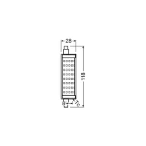 Ledvance R7s Lampadina Led Trasparente 15w 2000lm 2700k Dimmerabile Ip20 300° [lv-4099854048753] - Foto 4