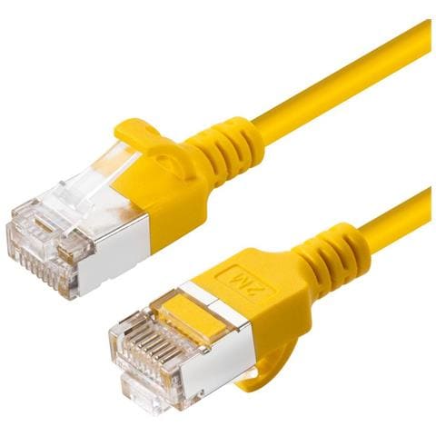V-ftp6a03y-slim Cavo Di Rete Giallo 3 M Cat6a U /ftp [stp] (cat6a U-ftp Slim, Lszh, 3m - Network Cable, Yell - Foto 2
