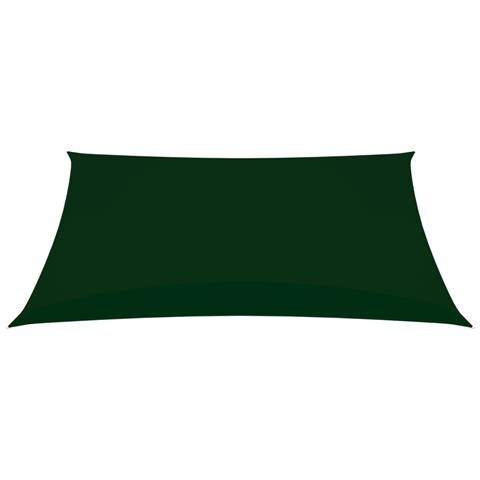 Parasole A Vela Oxford Rettangolare 5x7 M Verde Scuro - Foto 2