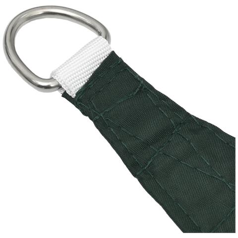 Parasole A Vela Oxford Rettangolare 5x7 M Verde Scuro - Foto 3